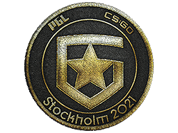 Нашивка | Gambit Gaming (Gold) | Stockholm 2021