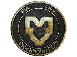 Нашивка | MOUZ (Gold) | Stockholm 2021