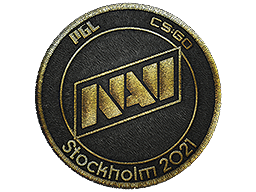 Нашивка | Natus Vincere (Gold) | Stockholm 2021