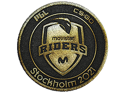 Нашивка | Movistar Riders (Gold) | Stockholm 2021