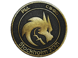 Нашивка | Team Spirit (Gold) | Stockholm 2021