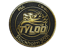 Нашивка | Tyloo (Gold) | Stockholm 2021