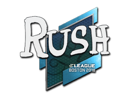 Наклейка | RUSH | Бостон 2018