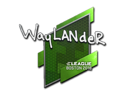 Наклейка | wayLander | Бостон 2018