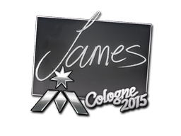 Наклейка | James | Кёльн 2015