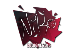 Наклейка | NiKo | Кёльн 2016