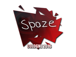 Наклейка | spaze | Кёльн 2016