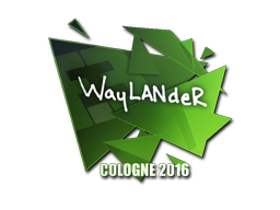 Наклейка | wayLander | Кёльн 2016