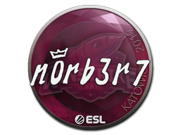Наклейка | n0rb3r7 | Катовице 2019