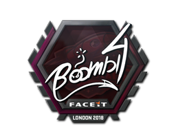 Наклейка | Boombl4 | Лондон 2018