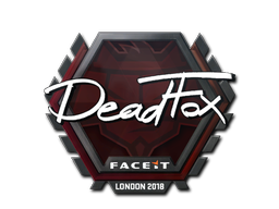 Наклейка | DeadFox | Лондон 2018
