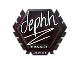 Наклейка | dephh | Лондон 2018