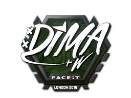 Наклейка | Dima | Лондон 2018