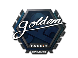 Наклейка | Golden | Лондон 2018