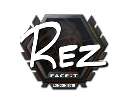 Наклейка | REZ | Лондон 2018