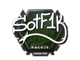 Наклейка | S0tF1k | Лондон 2018