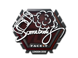 Наклейка | somebody | Лондон 2018