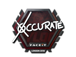 Наклейка | xccurate | Лондон 2018