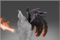 Raven's Flame Back