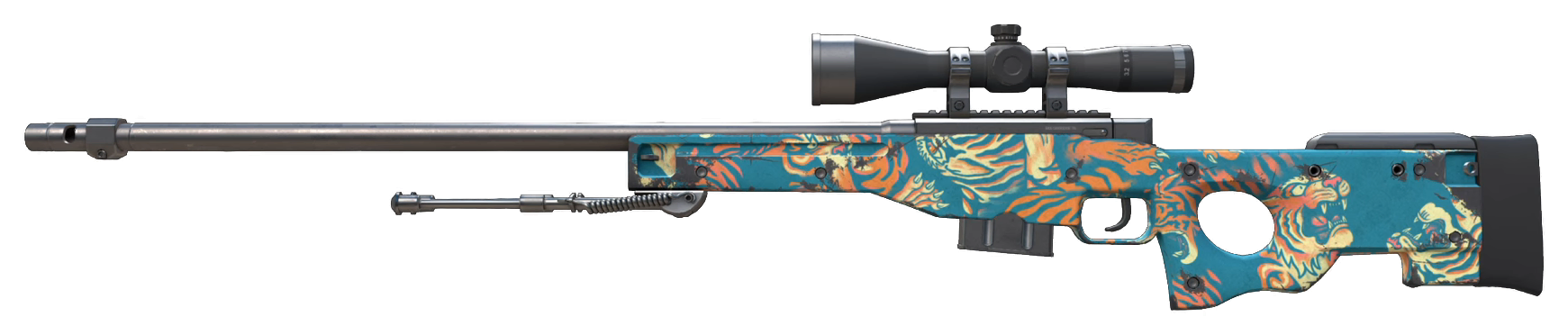 AWP | Silk Tiger — Float 0.20