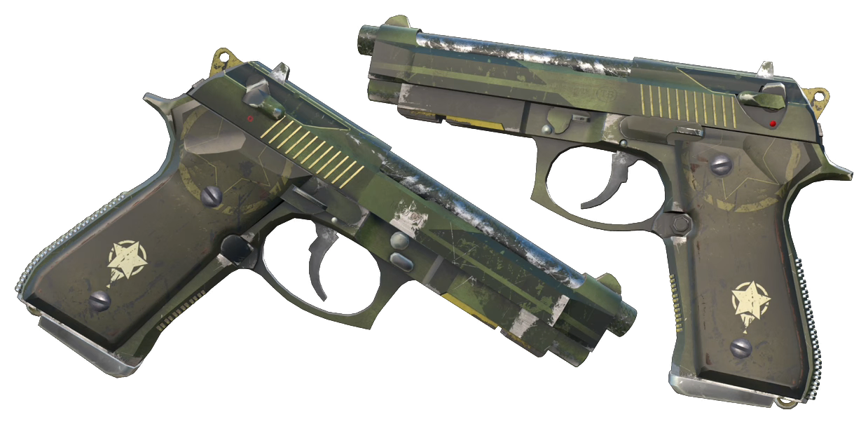 Dual Berettas | Retribution — Float 0.20
