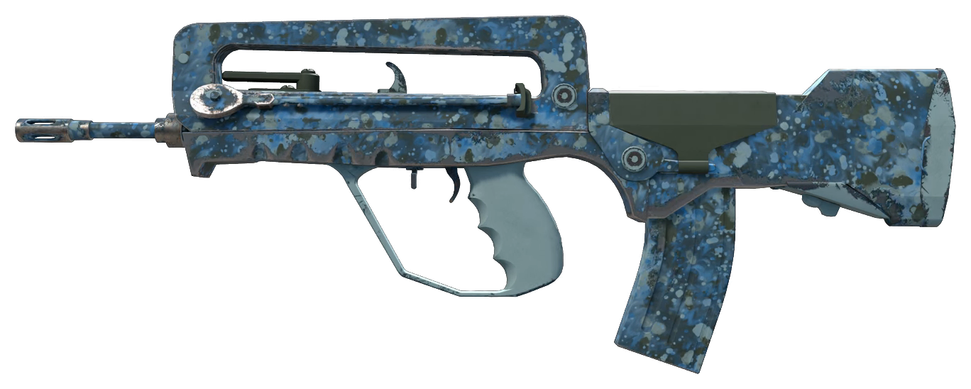 FAMAS | Cyanospatter — Float 0.20