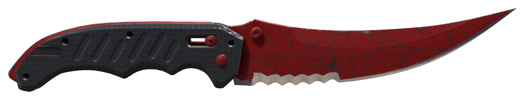 ★ Flip Knife | Crimson Web — Float 0.20