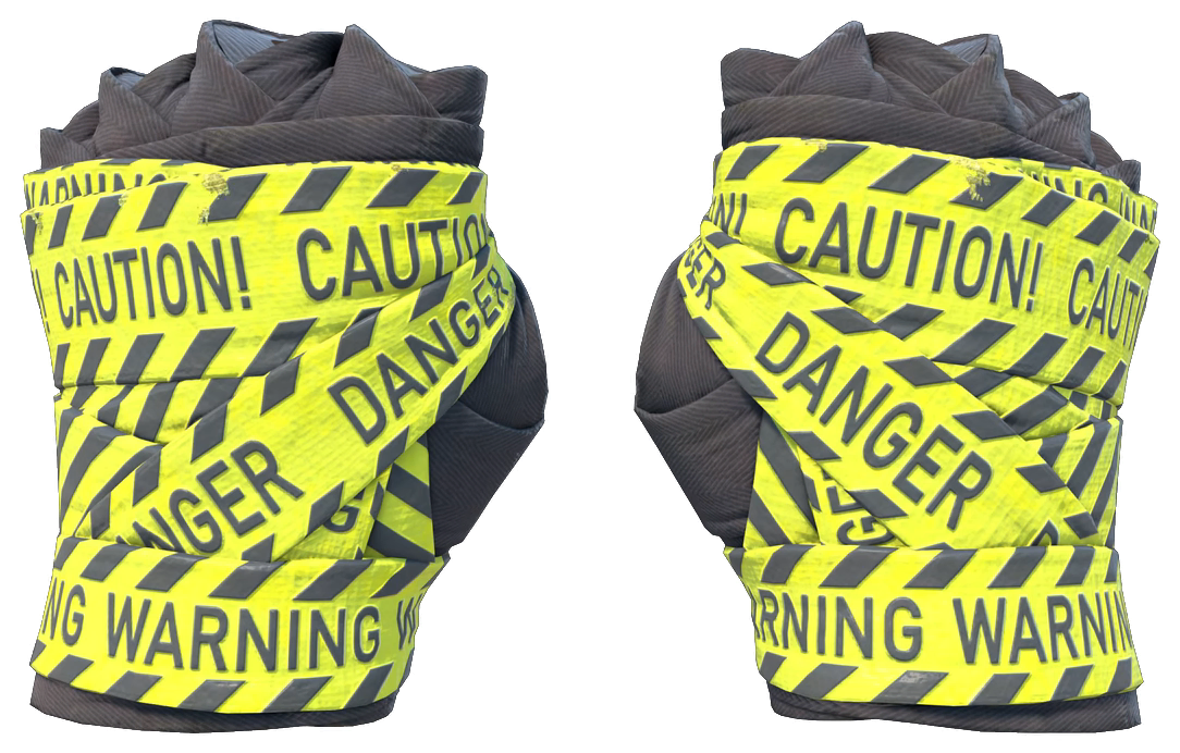 ★ Hand Wraps | CAUTION! — Float 0.20