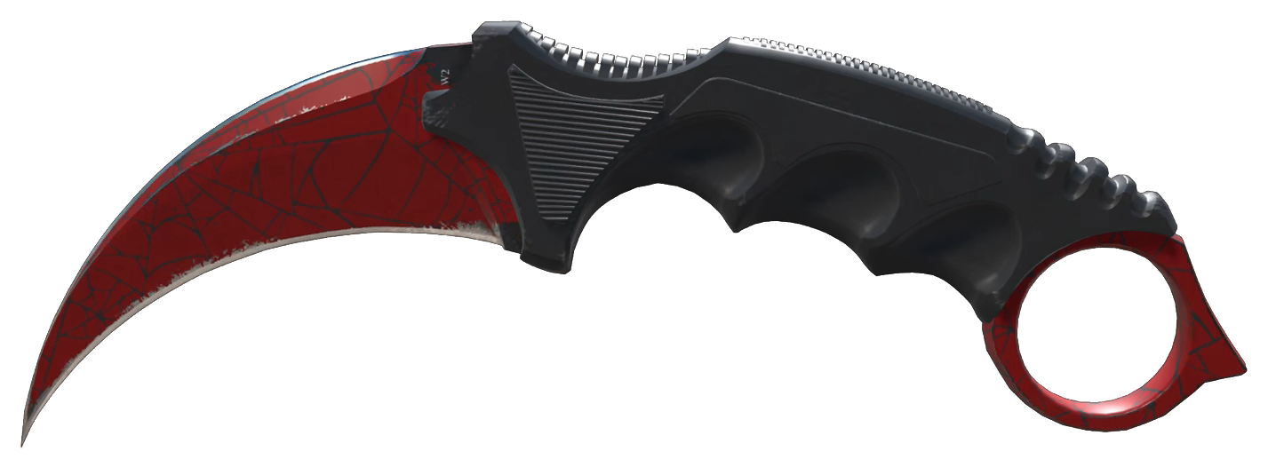 ★ Karambit | Crimson Web — Float 0.20