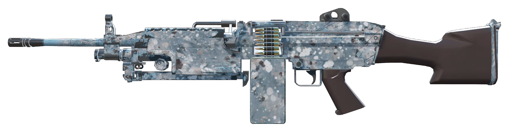 M249 | Blizzard Marbleized — Float 0.20