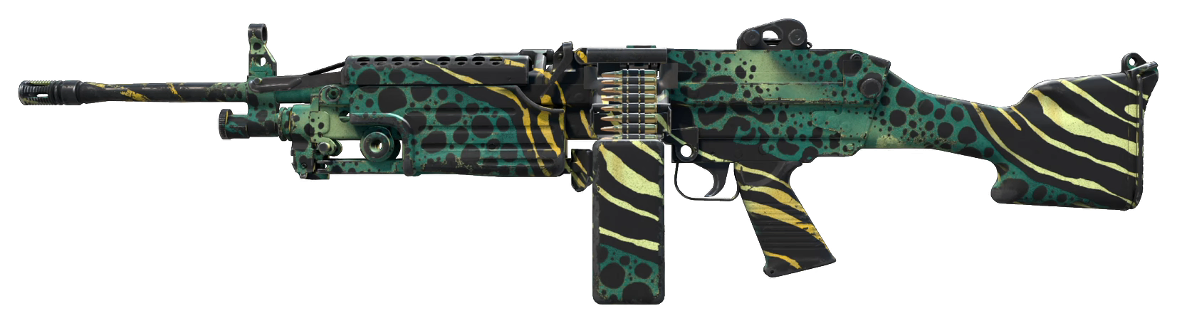 M249 | Emerald Poison Dart — Float 0.20