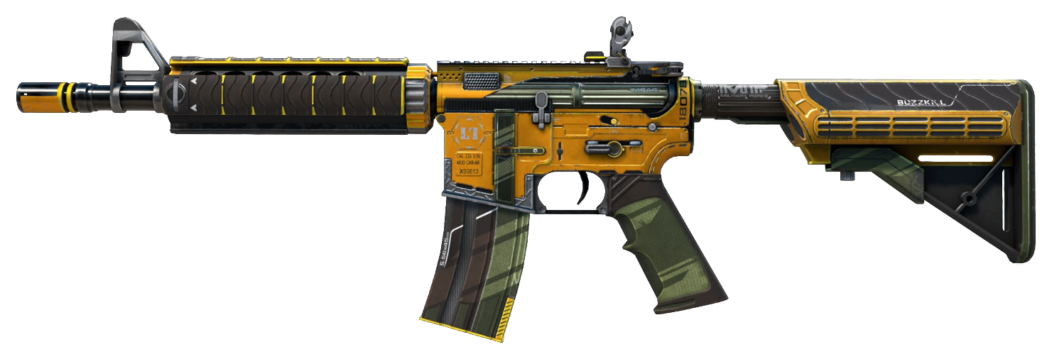 M4A4 | Buzz Kill — Float 0.20