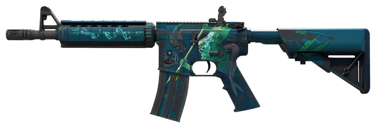 M4A4 | Poseidon — Float 0.19