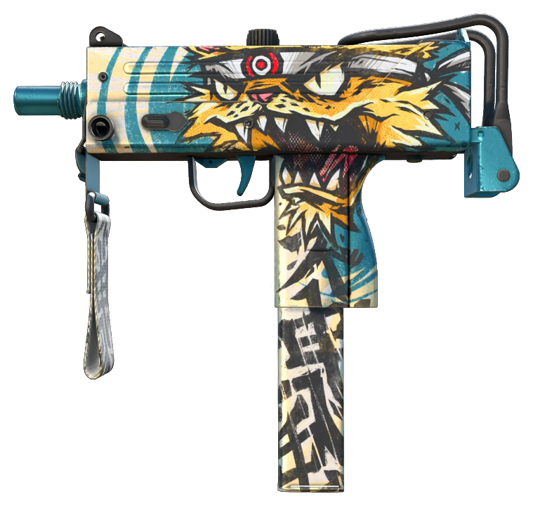 MAC-10 | Cat Fight — Float 0.20