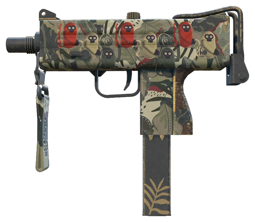 MAC-10 | Monkeyflage — Float 0.20