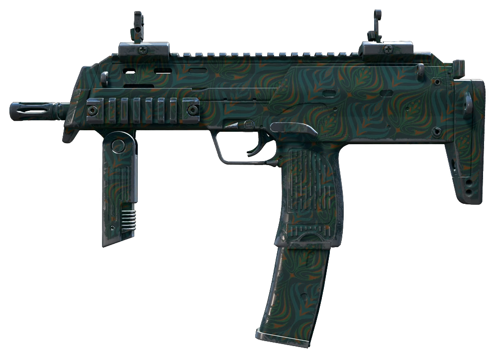 MP7 | Teal Blossom — Float 0.20