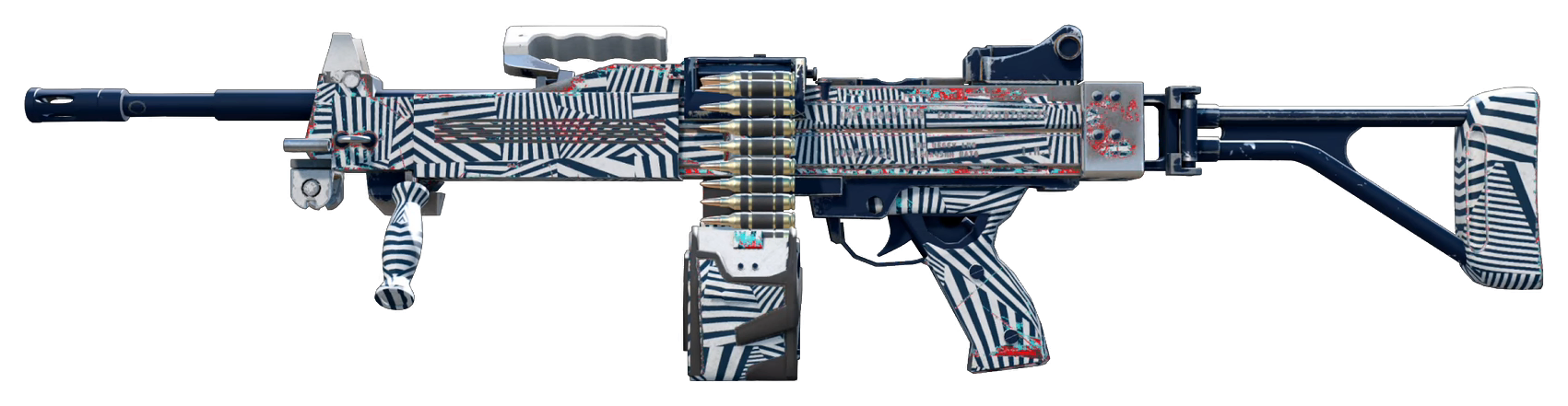Negev | Dazzle — Float 0.20