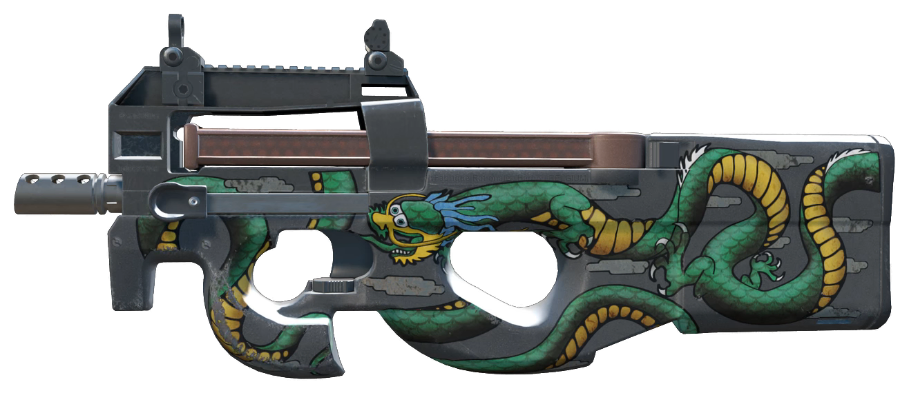 P90 | Emerald Dragon — Float 0.20