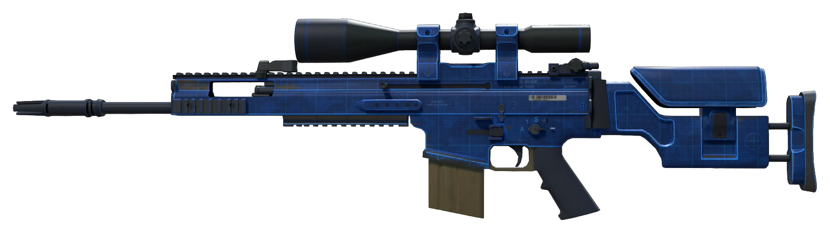 SCAR-20 | Blueprint — Float 0.20