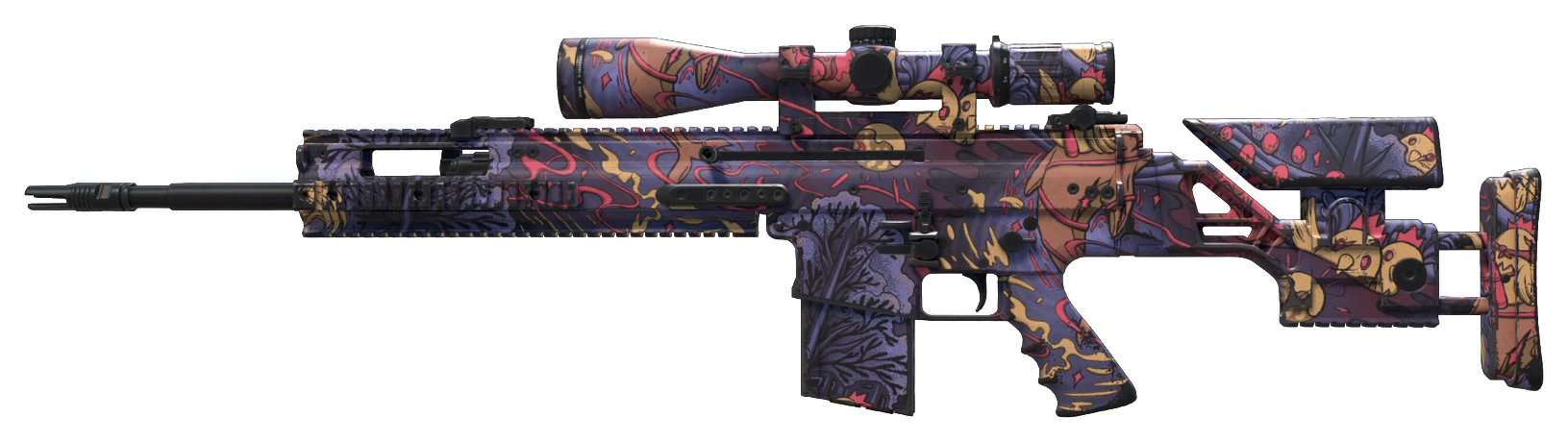 SCAR-20 | Poultrygeist — Float 0.20