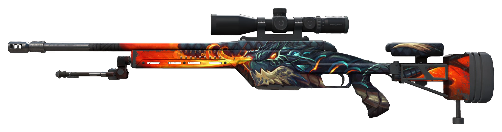 SSG 08 | Dragonfire — Float 0.20