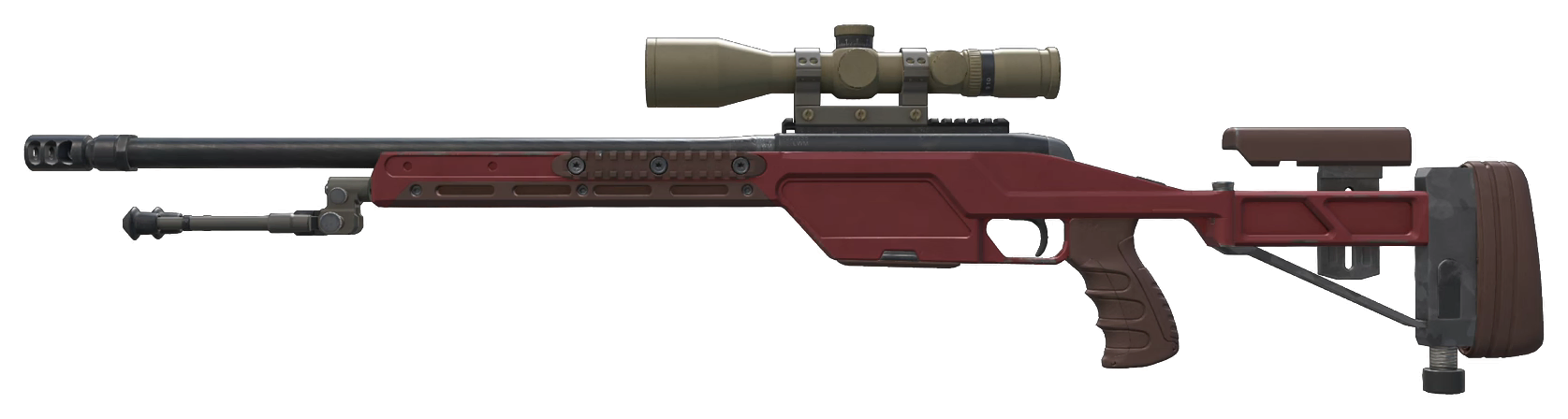 SSG 08 | Red Stone — Float 0.20