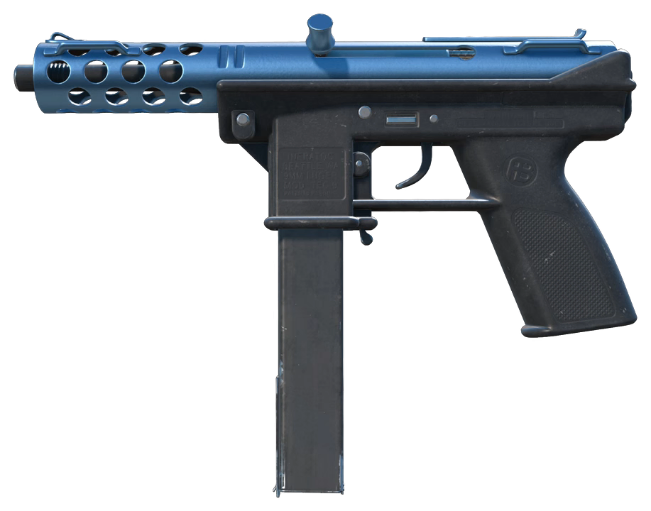 Tec-9 | Blue Titanium — Float 0.01