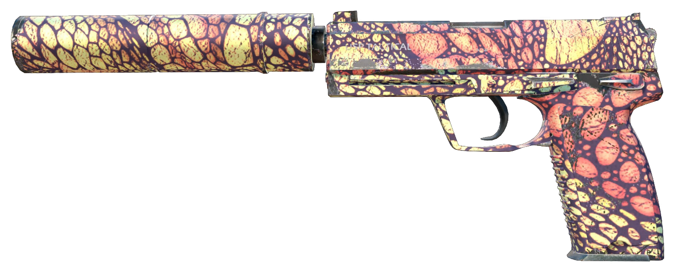 USP-S | Orange Anolis — Float 0.19