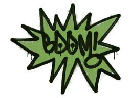 Sealed Graffiti | BOOM (Battle Green)