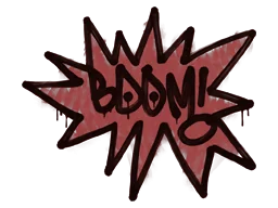 Sealed Graffiti | BOOM (Brick Red)