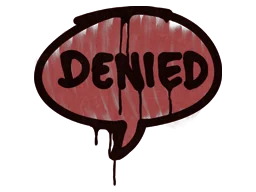 Sealed Graffiti | Denied (Brick Red)