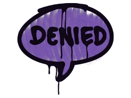 Sealed Graffiti | Denied (Monster Purple)