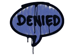 Sealed Graffiti | Denied (SWAT Blue)