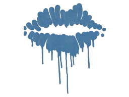 Sealed Graffiti | Kiss (Monarch Blue)